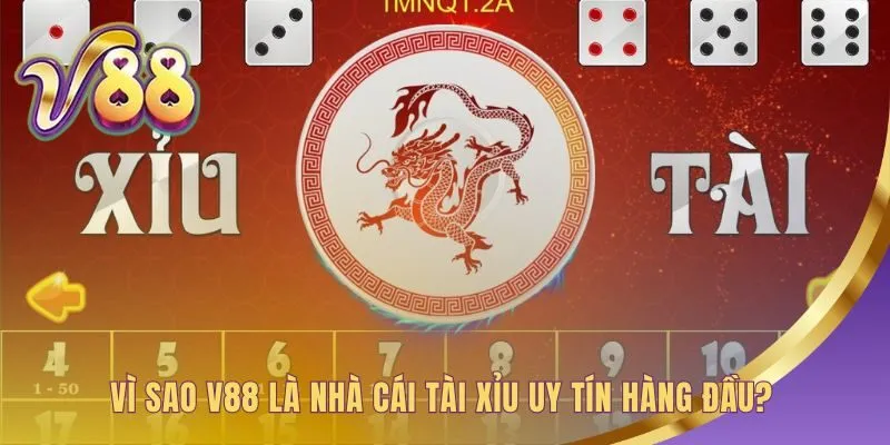 Tài xỉu V88 khẳng định uy tín qua giấy phép và bảo mật